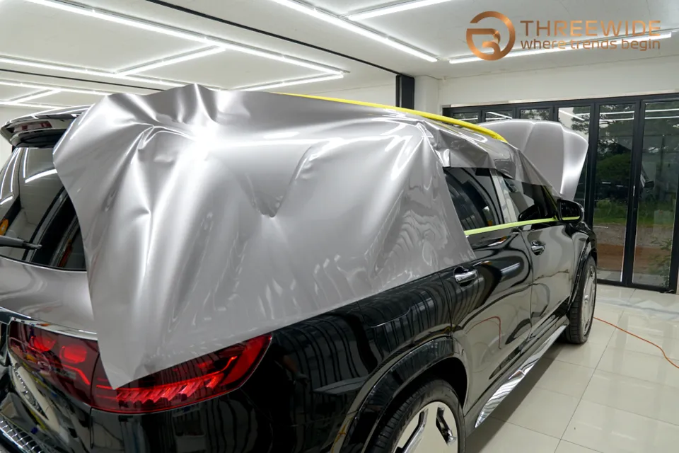 Mercedes-Benz GLS Maybachのカーラッピング事例 施工写真 3-3