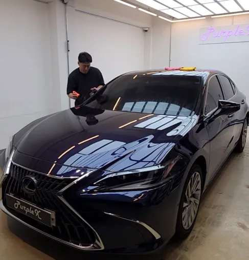 Lexus ES 300hのガラスコーティング事例 施工写真 4-2