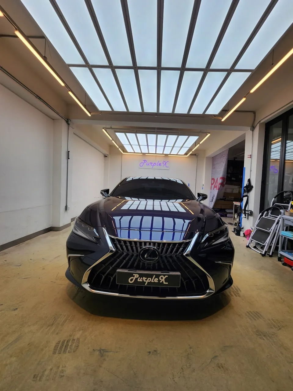 Lexus ES 300hのガラスコーティング事例 施工写真 1-3