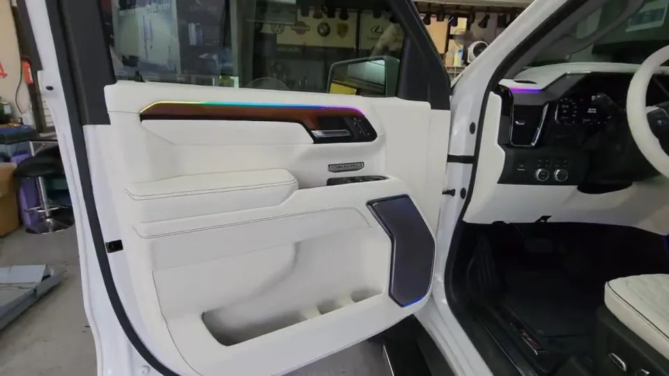 GMC Sierra ambient lighting - GMC Sierra Ambient Lighting Review: Before & After photo 5