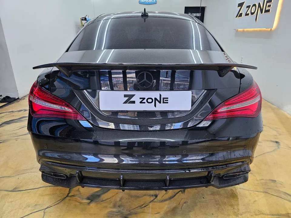 Mercedes-Benz CLAのPPF施工事例|ライト・テールランプ 施工写真 2-3