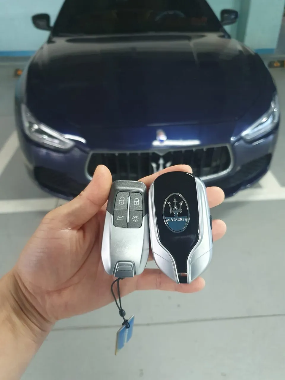 Maserati Ghibli oem options installation result