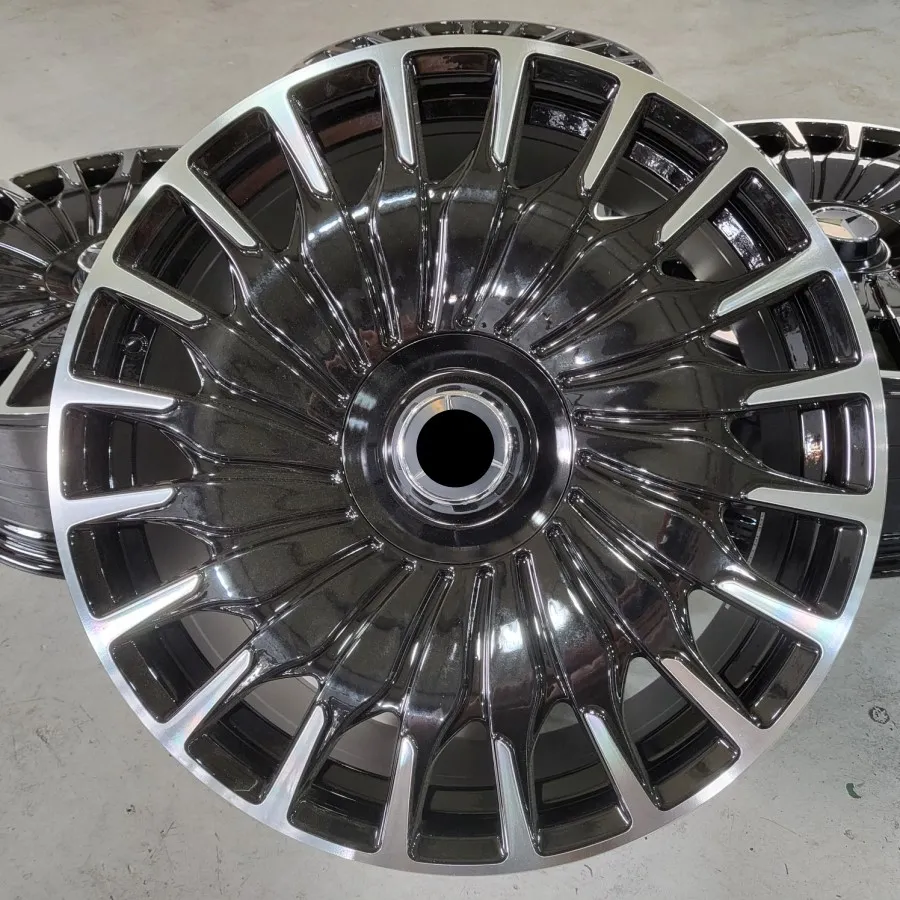 Mercedes-Benz S-Class wheel repair installation result