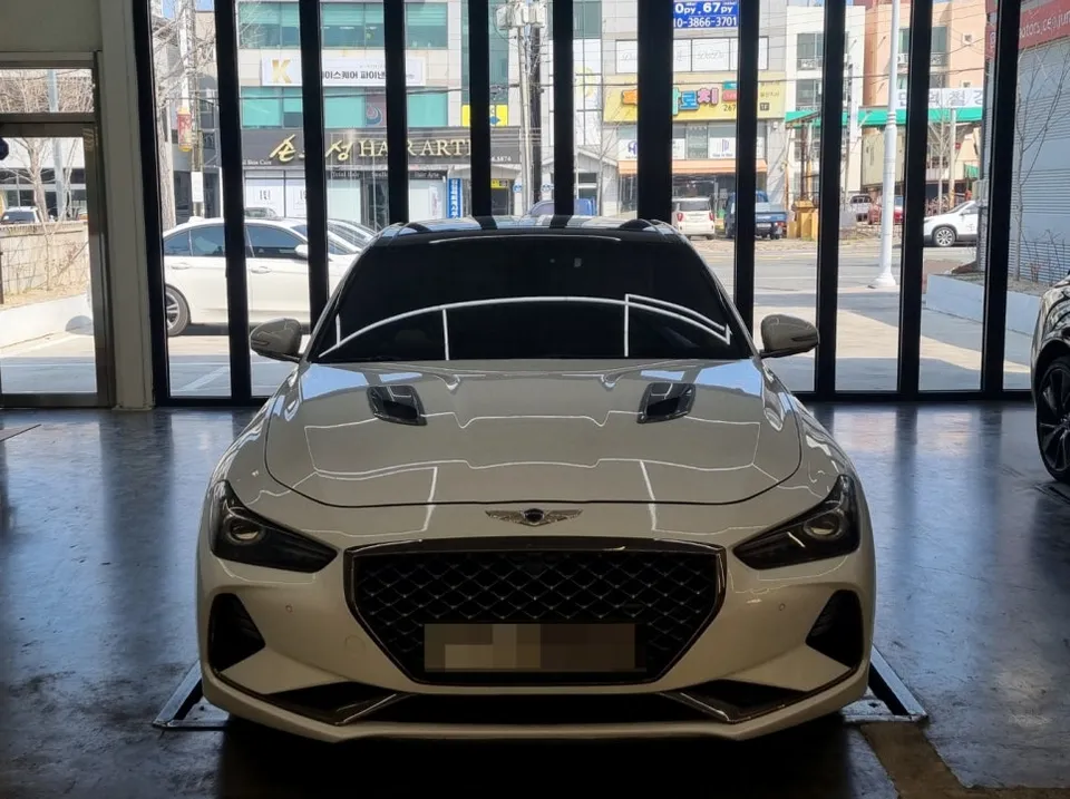 Genesis G70 exhaust upgrade installation result