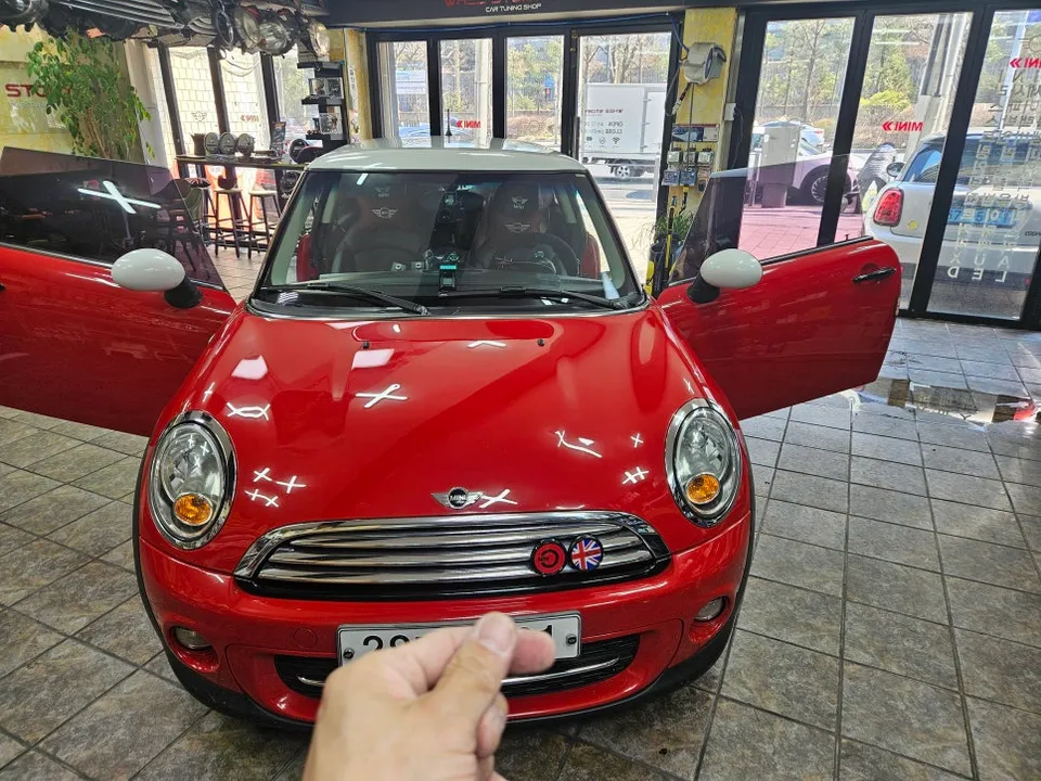 BMW MINI Cooper body repair installation result