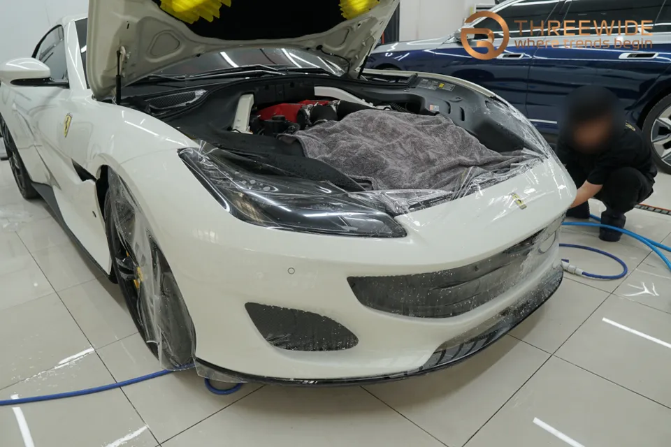 Ferrari Portofino PPF施工事例|韓国での実例と費用目安 施工写真 3-2
