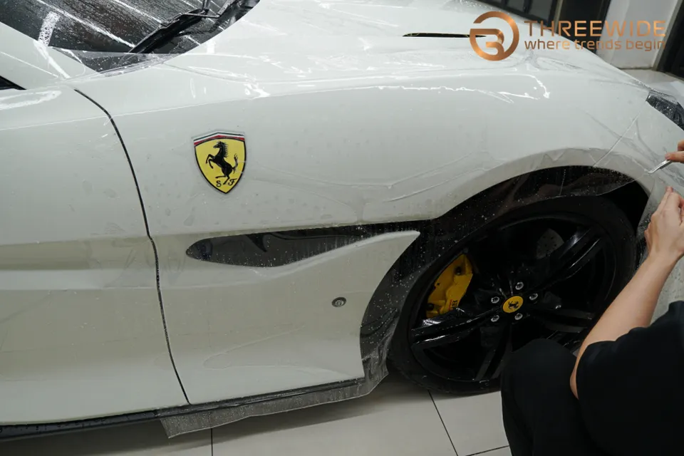 Ferrari Portofino PPF施工事例|韓国での実例と費用目安 施工写真 4-2