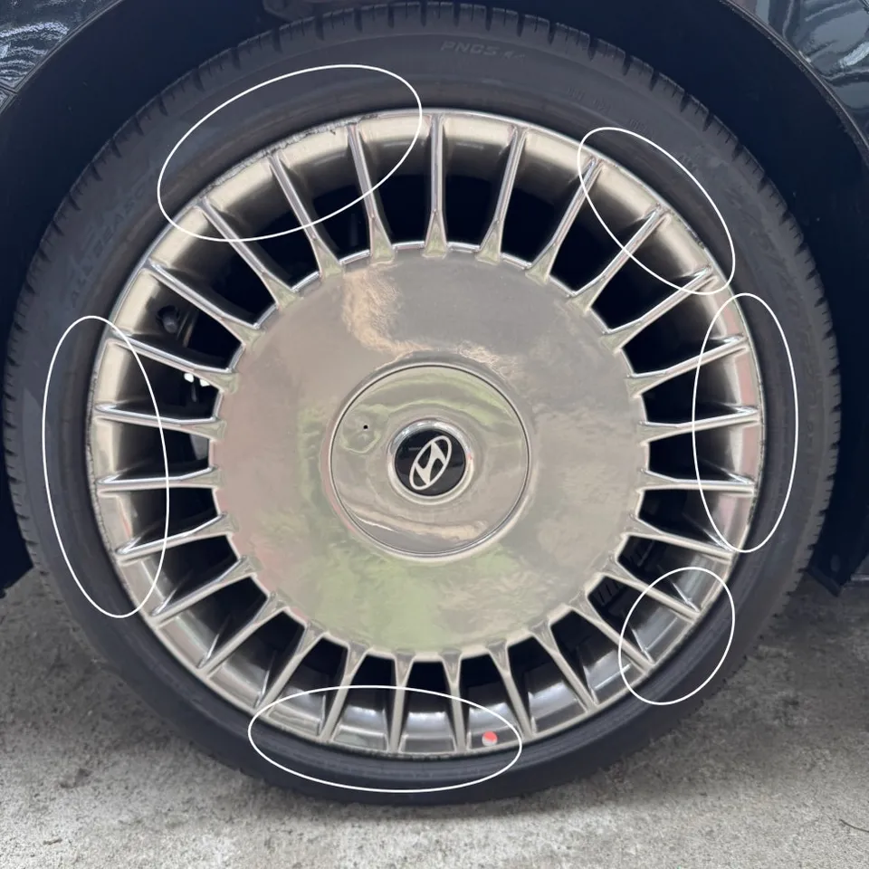 Hyundai Azera wheel repair review