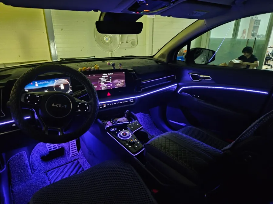 Kia Sportage NQ5 ambient lighting - Kia Sportage NQ5 Ambient Lighting Review: Cost & Results photo 4