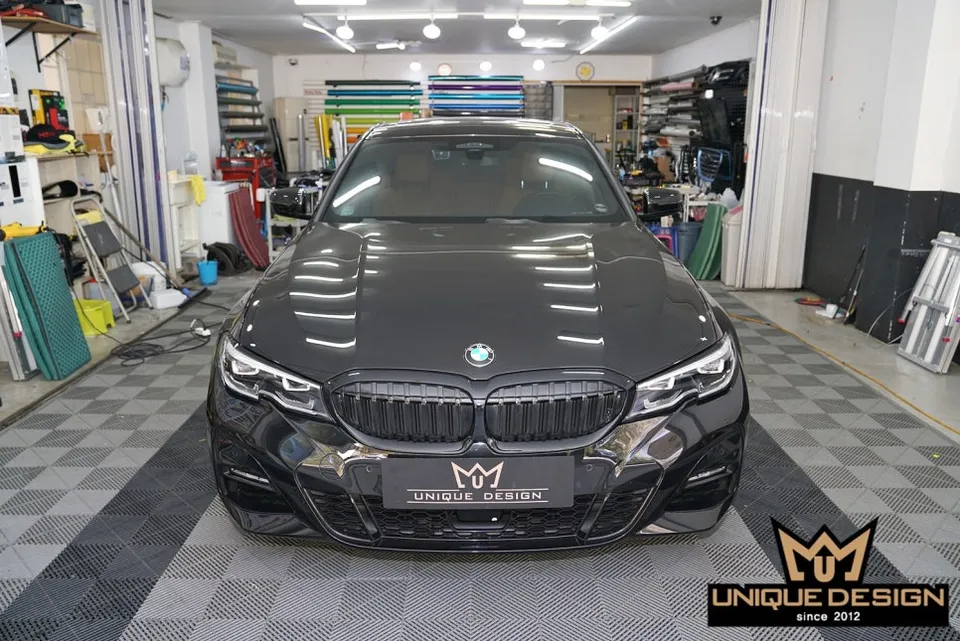 BMW 3 Seriesのガラスコーティング事例|韓国での施工例 施工写真 3-2