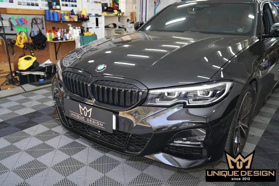 BMW 3 Seriesのガラスコーティング事例|韓国での施工例 施工写真 1-3