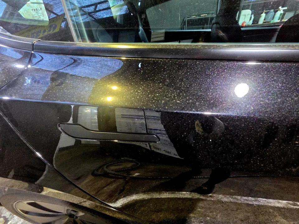 Tesla Model 3のガラスコーティング事例|費用目安と仕上がり 施工写真 2-2