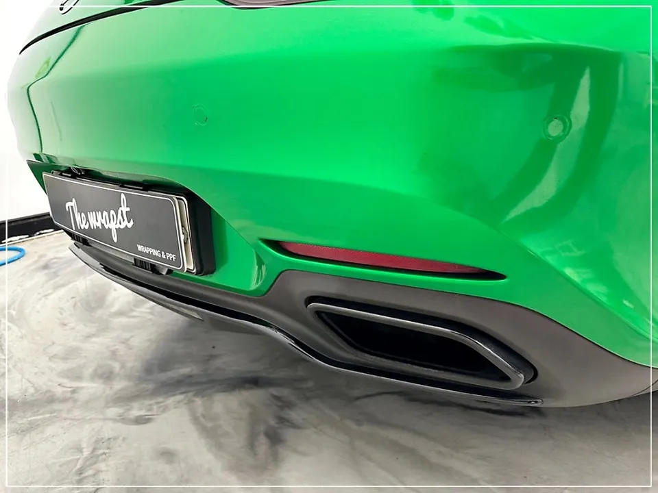 Mercedes-Benz AMG GT S vinyl wrap - Mercedes-Benz AMG GT S Vinyl Wrap Review — Smoky Blue Transformation photo 5