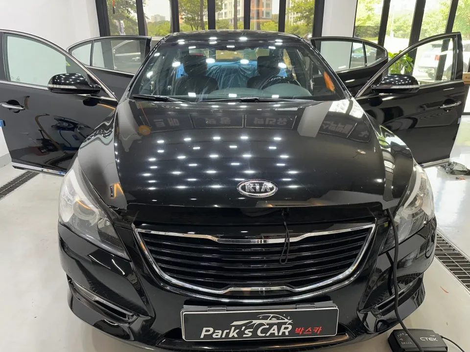 Kia K7のPPF施工事例|韓国での実例紹介 施工写真 1-3