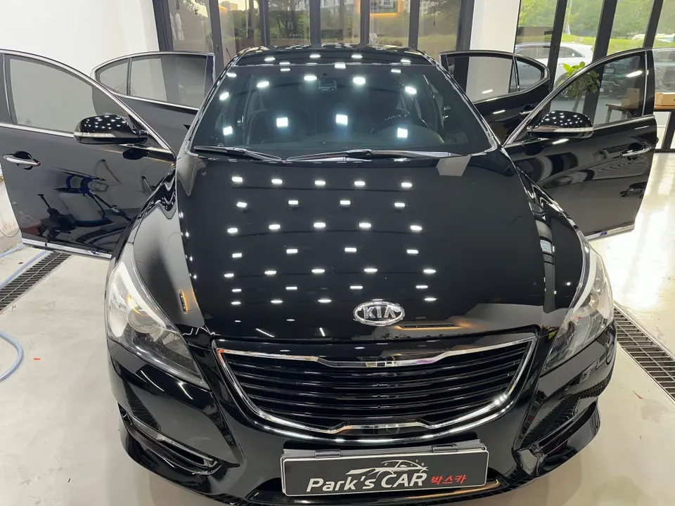 Kia K7のPPF施工事例|韓国での実例紹介 施工写真 2-3