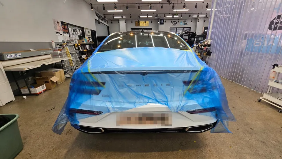 Genesis G80 new car package - Genesis G80 Tinting: T-LINE R70 Film Review photo 4