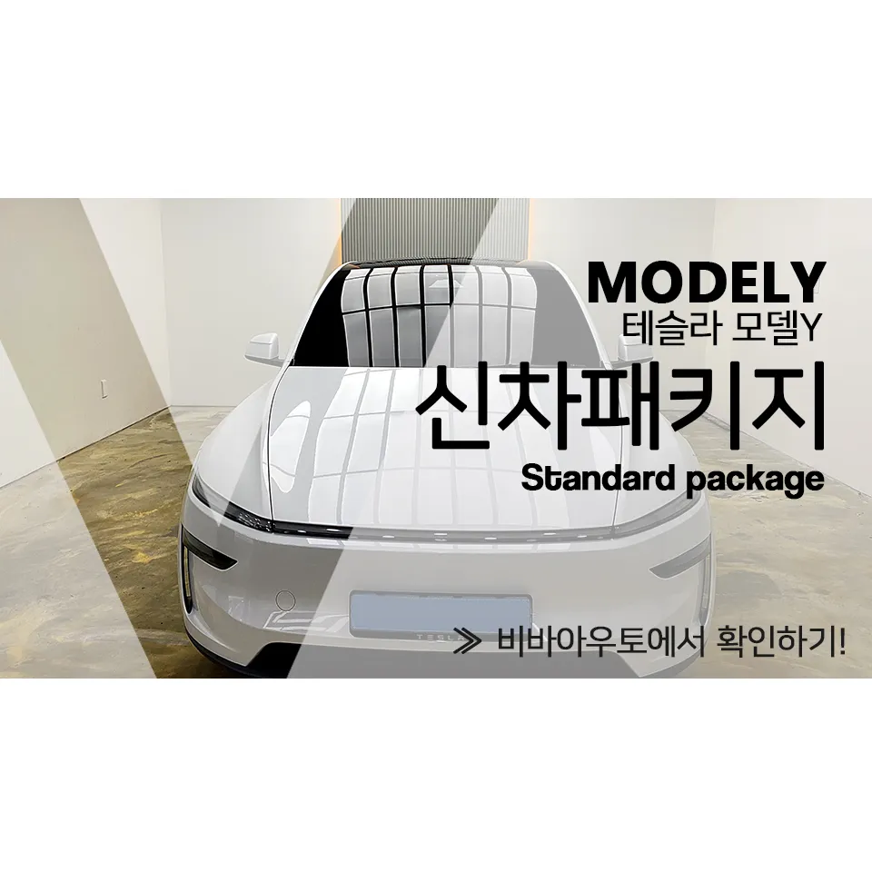Tesla Model Y new car package installation result