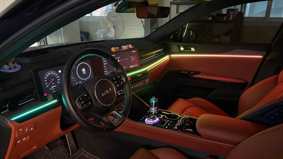 Kia K5 DL3 ambient lighting - Kia K5 DL3 Ambient Lighting Review — Cost & Results photo 4