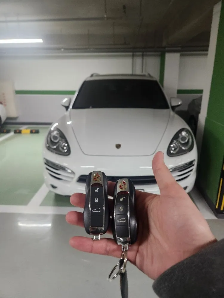 Porsche Cayenne oem options installation result