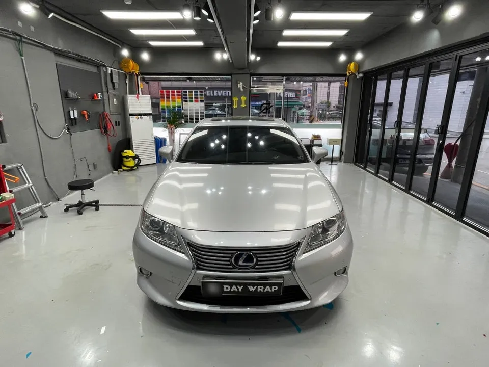 Lexus ES 300hのPPF除去事例|韓国での施工と注意点 施工写真 3-3