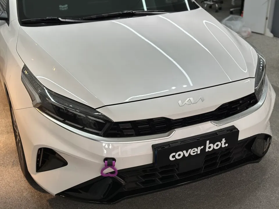 Kia K3 vinyl wrap - Kia K3 Vinyl Wrap Review: White Pink Finish photo 6