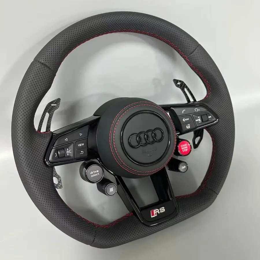 Audi A7 interior customization - Audi A7 Interior Customization: R8 Steering Wheel & Sport Pedals photo 4