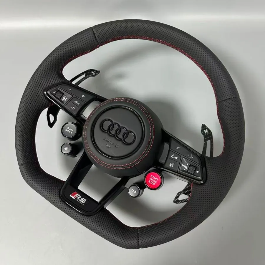 Audi A7 interior customization - Audi A7 Interior Customization: R8 Steering Wheel & Sport Pedals photo 5