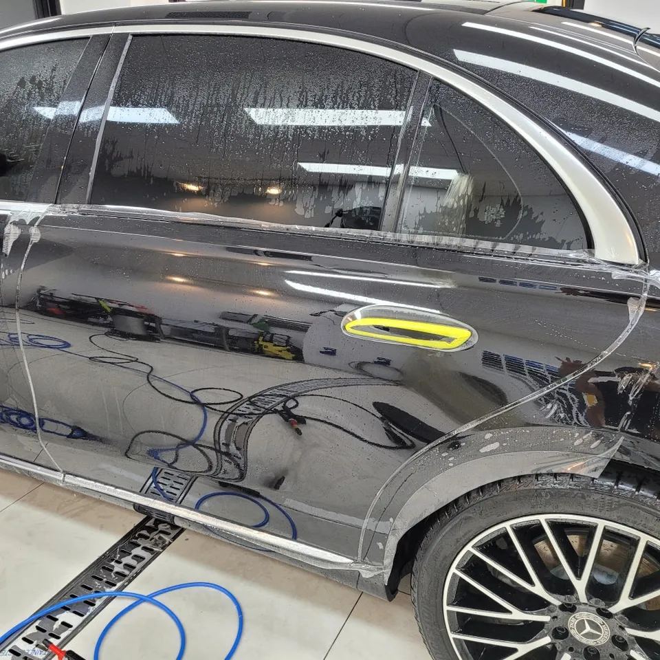 Mercedes-Benz S-Class PPF施工事例｜韓国での実例紹介 施工写真 1-2