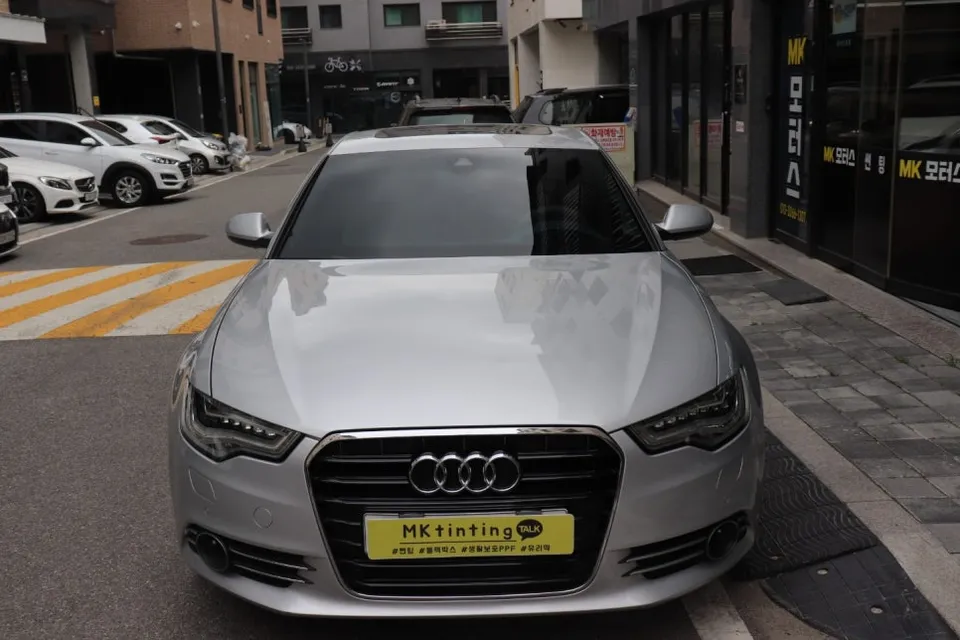 Audi A6のカーフィルム施工事例｜費用目安・仕上がり 施工写真 2-3
