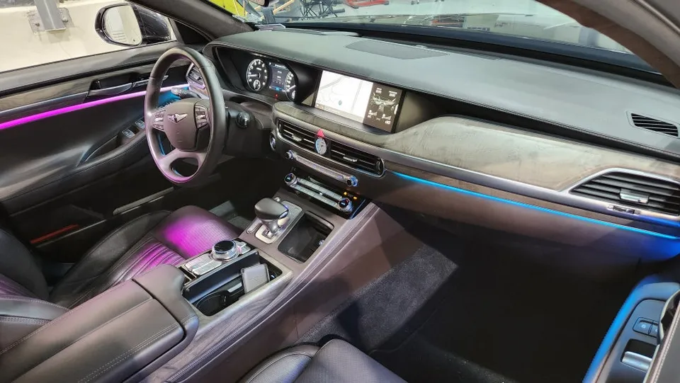 Genesis G90 ambient lighting - Genesis G90 Ambient Lighting Installation Review photo 3