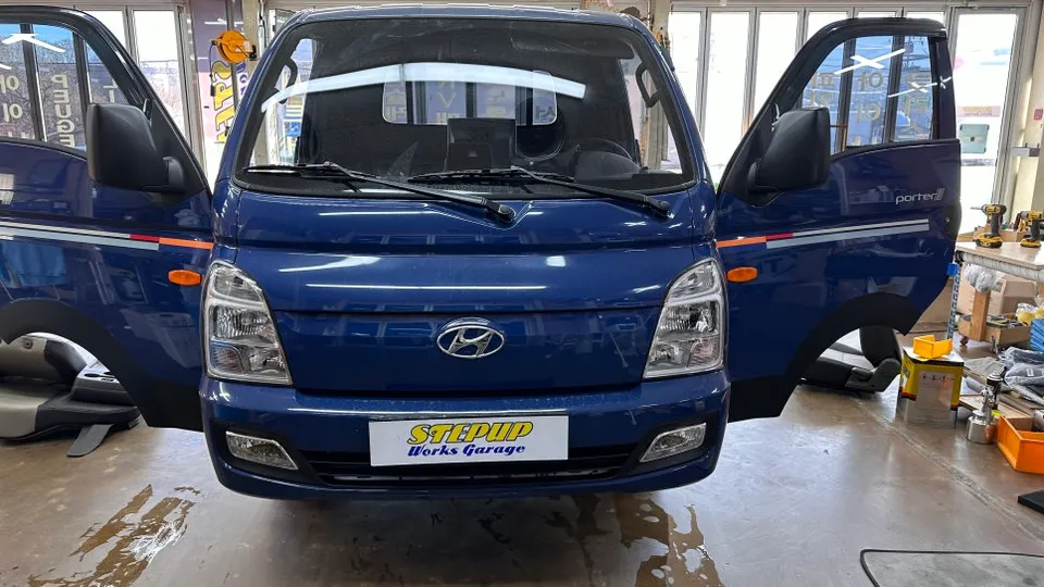 Hyundai Porter 2 seat ventilation installation result