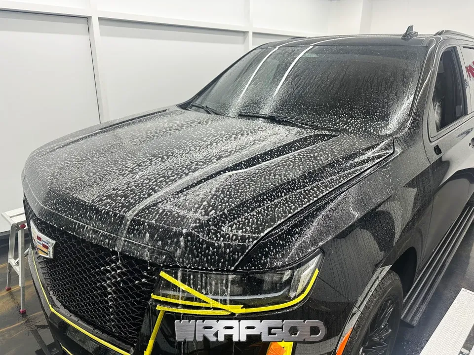 Cadillac EscaladeのPPF施工事例：費用目安と仕上がり 施工写真 1-3