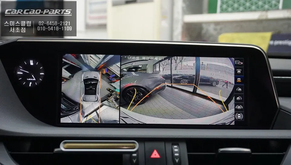 Lexus ESのAndroid Auto・CarPlay取付事例 施工写真 2-2