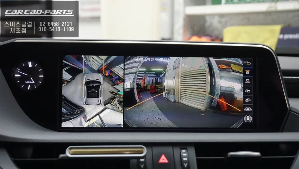 Lexus ESのAndroid Auto・CarPlay取付事例 施工写真 3-2