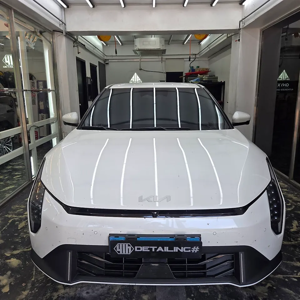 Kia EV4 ceramic coating installation result