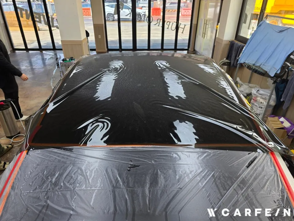 Tesla Model Y PPF施工事例|韓国での実例 施工写真 3-2