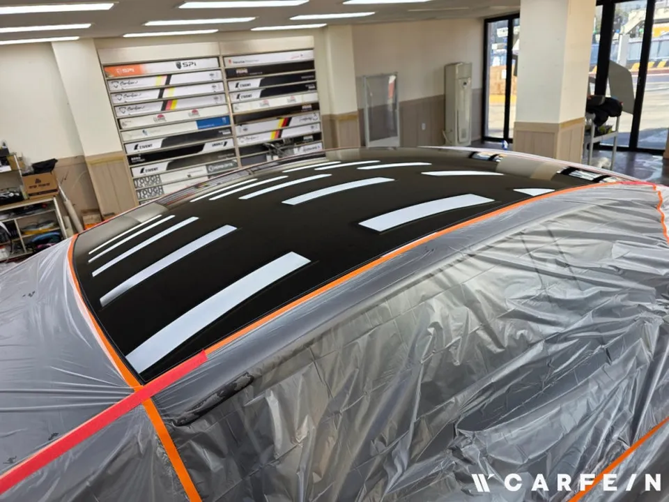 Tesla Model Y PPF施工事例|韓国での実例 施工写真 1-3