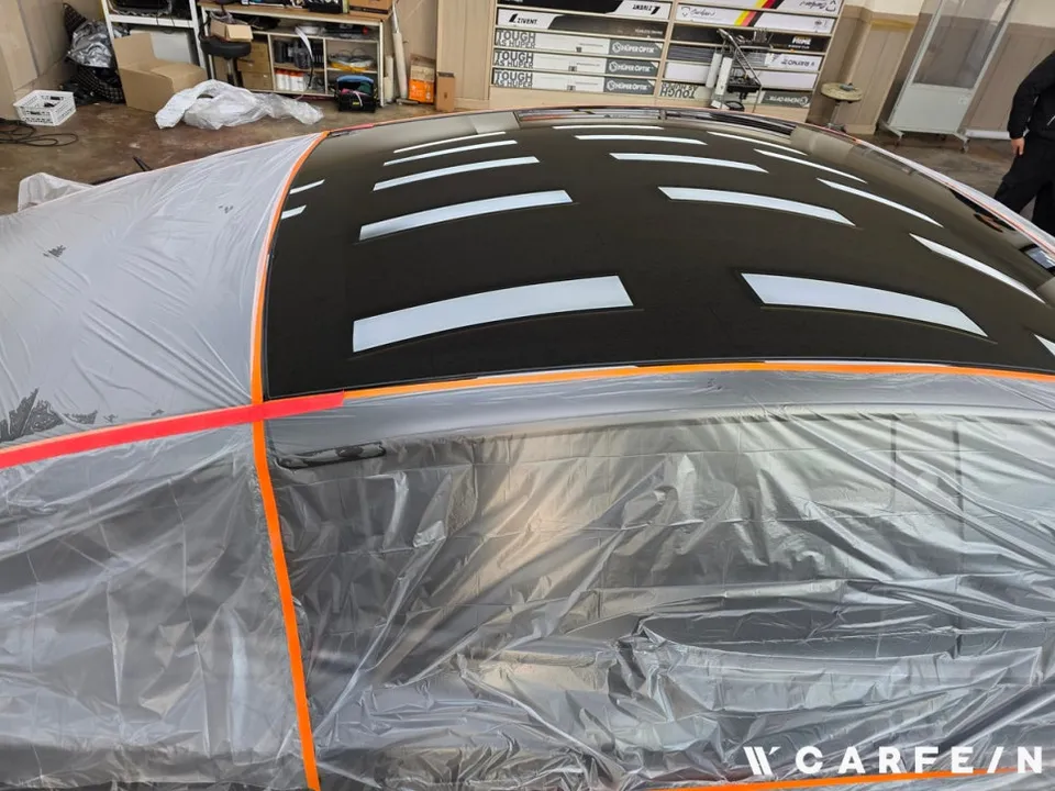 Tesla Model Y PPF施工事例|韓国での実例 施工写真 2-3