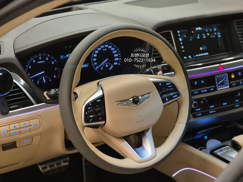 Genesis G80 DH steering wheel - Genesis G80 DH Steering Wheel Customization Review photo 3