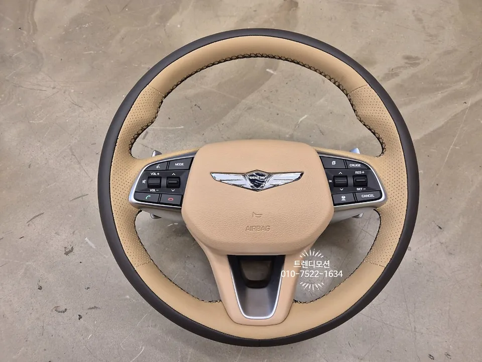 Genesis G80 DH steering wheel - Genesis G80 DH Steering Wheel Customization Review photo 4