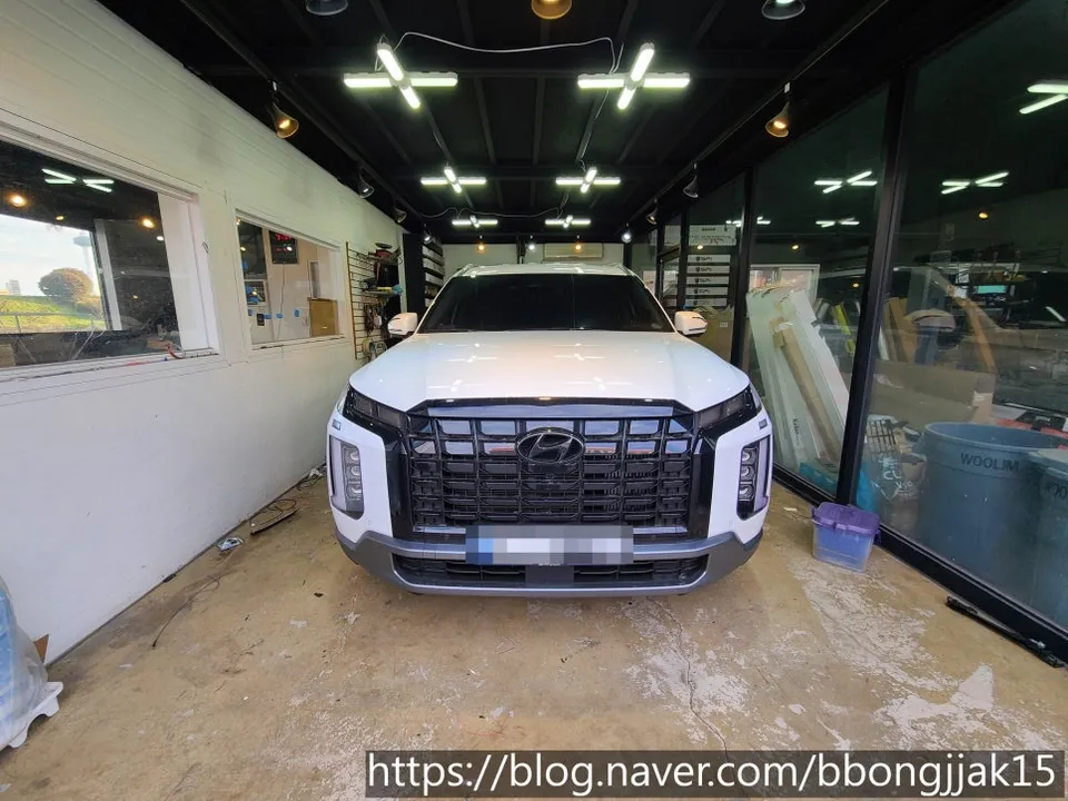 Hyundai Palisade body kit installation result