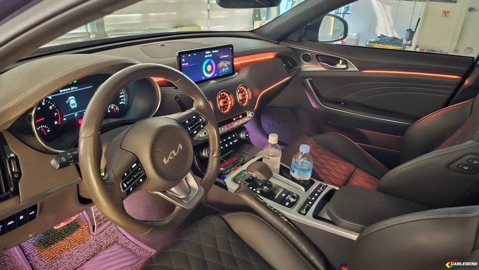 Genesis Stinger ambient lighting - Genesis Stinger Ambient Lighting Installation - Enhanced Luxury photo 3