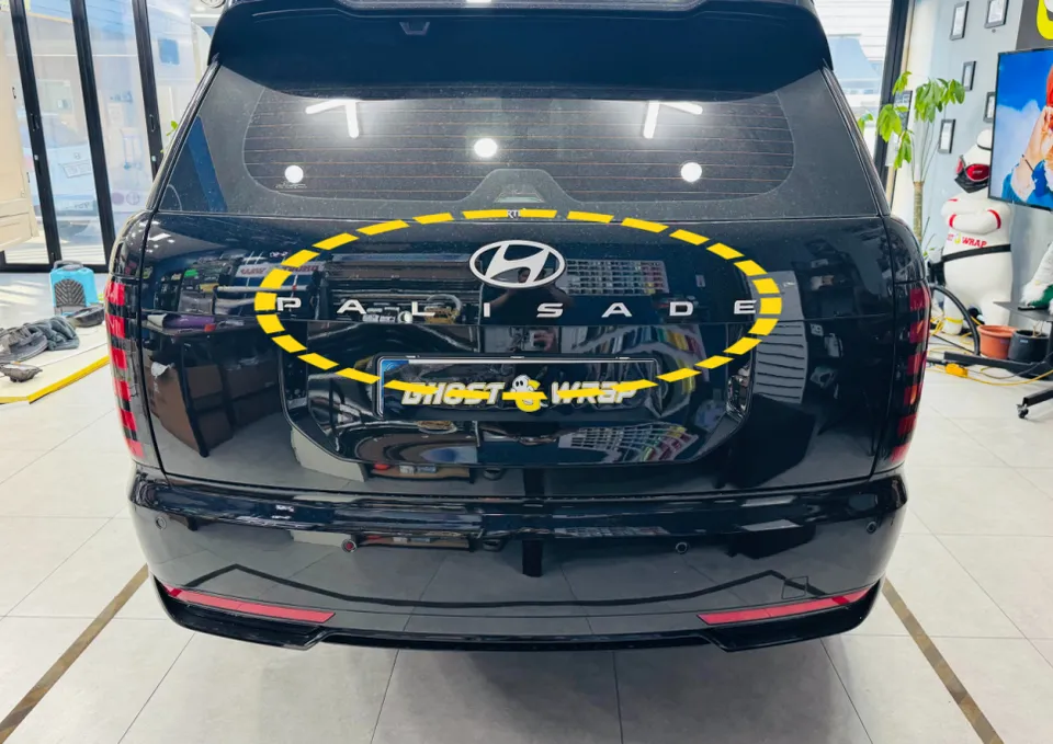 Hyundai Palisadeのカーラッピング事例|費用目安・仕上がり 施工写真 1-3