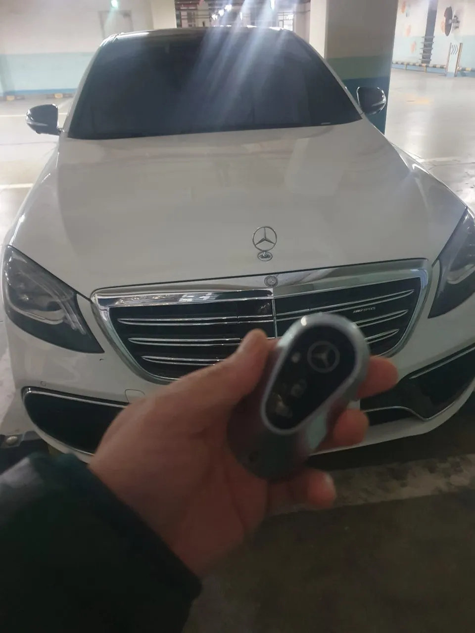 Mercedes-Benz S63 AMG oem options installation result