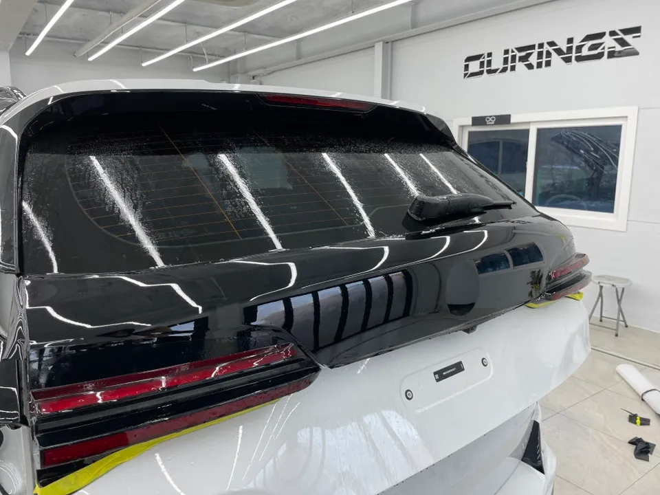 BMW X5のブラックPPF施工事例|ドアインナーまで 施工写真 2-2