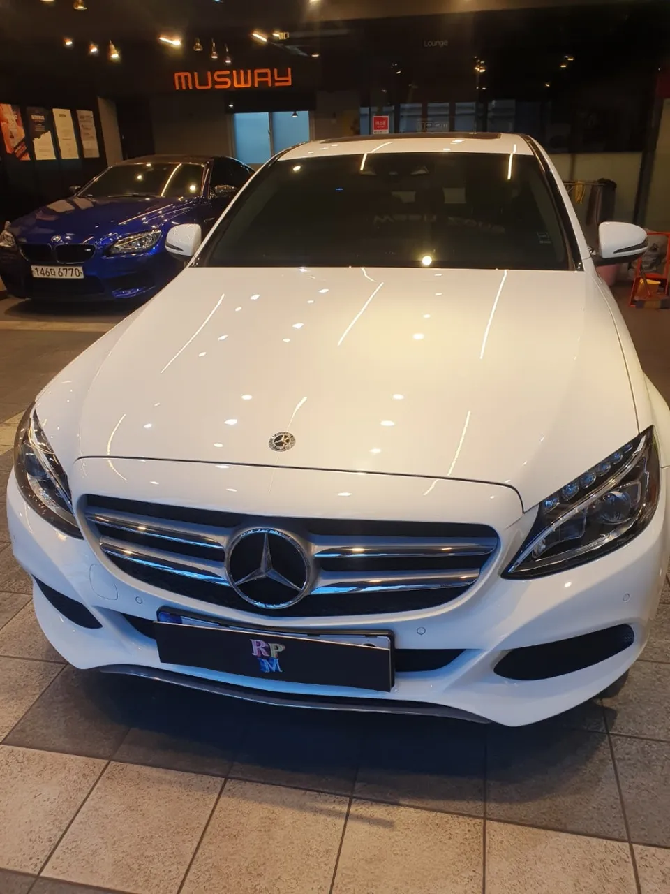 Mercedes-Benz C-Class W205 android head unit installation result