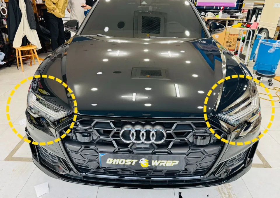 Audi A6のカーラッピング事例｜費用目安・仕上がり 施工写真 3-1