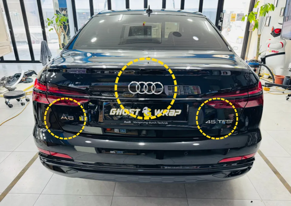 Audi A6のカーラッピング事例｜費用目安・仕上がり 施工写真 1-3