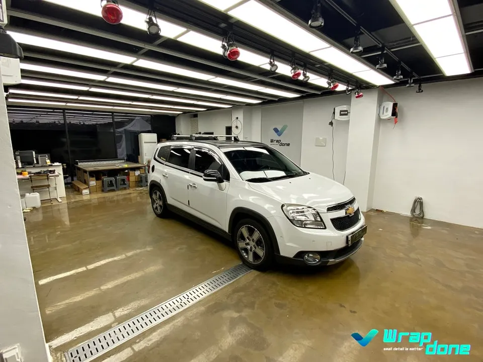 Chevrolet Orlandoのカーラッピング事例｜費用目安・仕上がり 施工写真 1-1