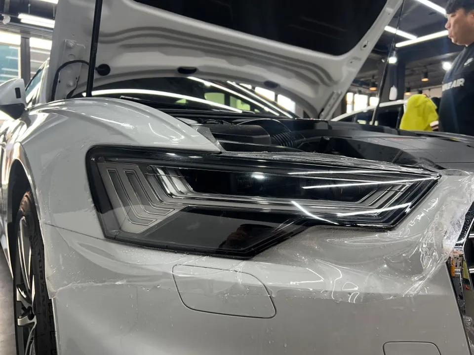 Audi A6のカーフィルム施工事例|費用目安・仕上がり 施工写真 1-3